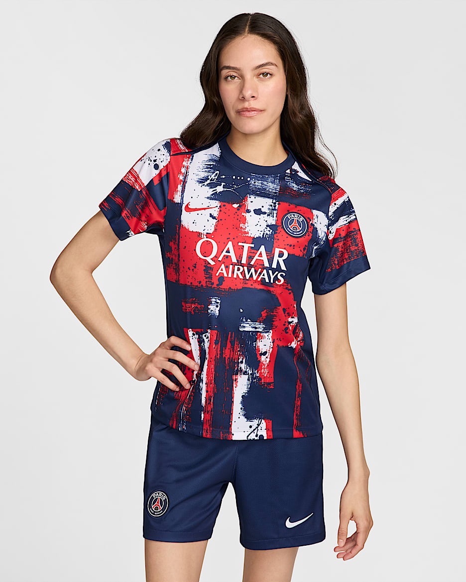 Nike psg pre match shirt best sale